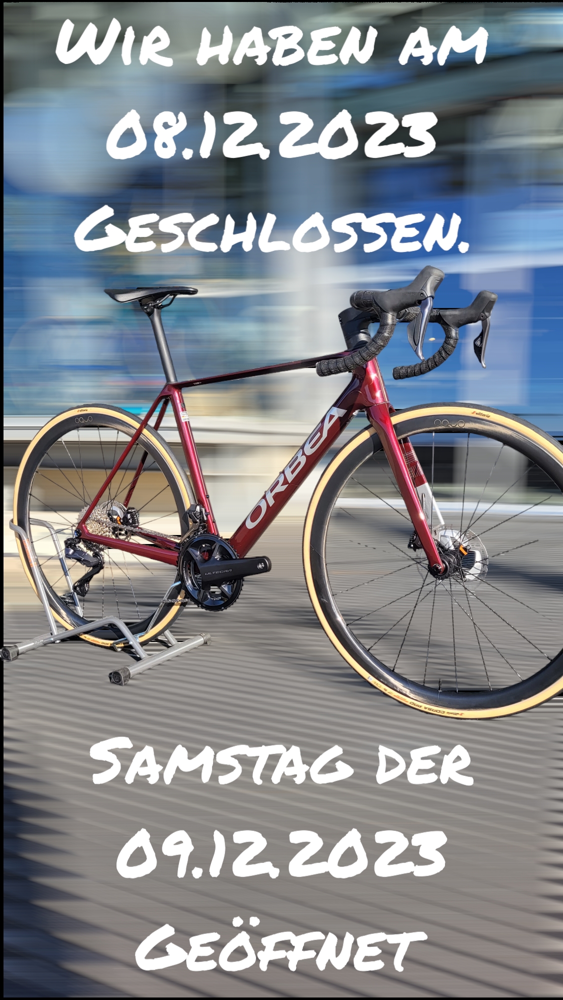 Wir haben Mariä Empfängnis 08.12.23 geschlossen. Am Samstag den 09.12.23 normal geöffnet.